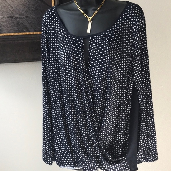 NWT Ann Taylor Wrap Top Sz XLP - Picture 4 of 8